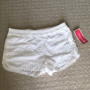 NWT Lilly Pulitzer for Target white eyelet shorts